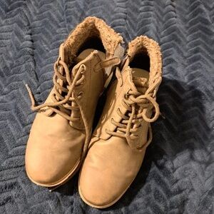 Next Brown Ankle Boots with Cozy Lining